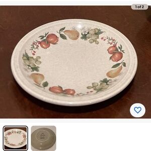 Wedgwood Quince 6 1/4” bread platesFruit ring Made in England